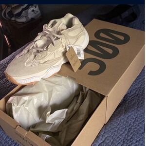 Adidas Yeezy 500 Sneakers Athletic Shoes Desert Rat Blush Size 8.5